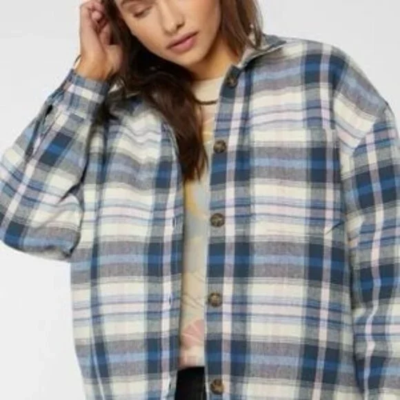 O’Neill Sherpa Lined Flannel Shirt Jacket Size S - Picture 2 of 10